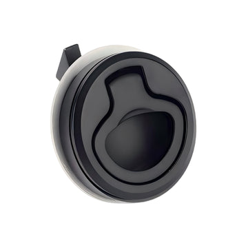 Boat Latch Black Zinc Alloy Round Flush Pull Slam Marine Latch