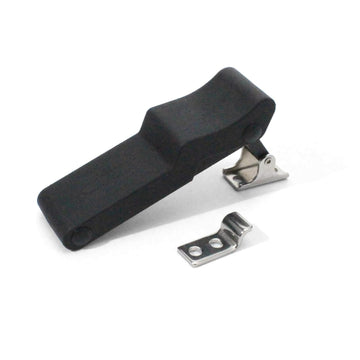 Flexible Rubber Draw Latch Black Soft Over Center