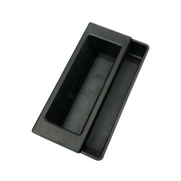 Electric Cabinet Box Black ABS Plastic Pocket Pull Handle