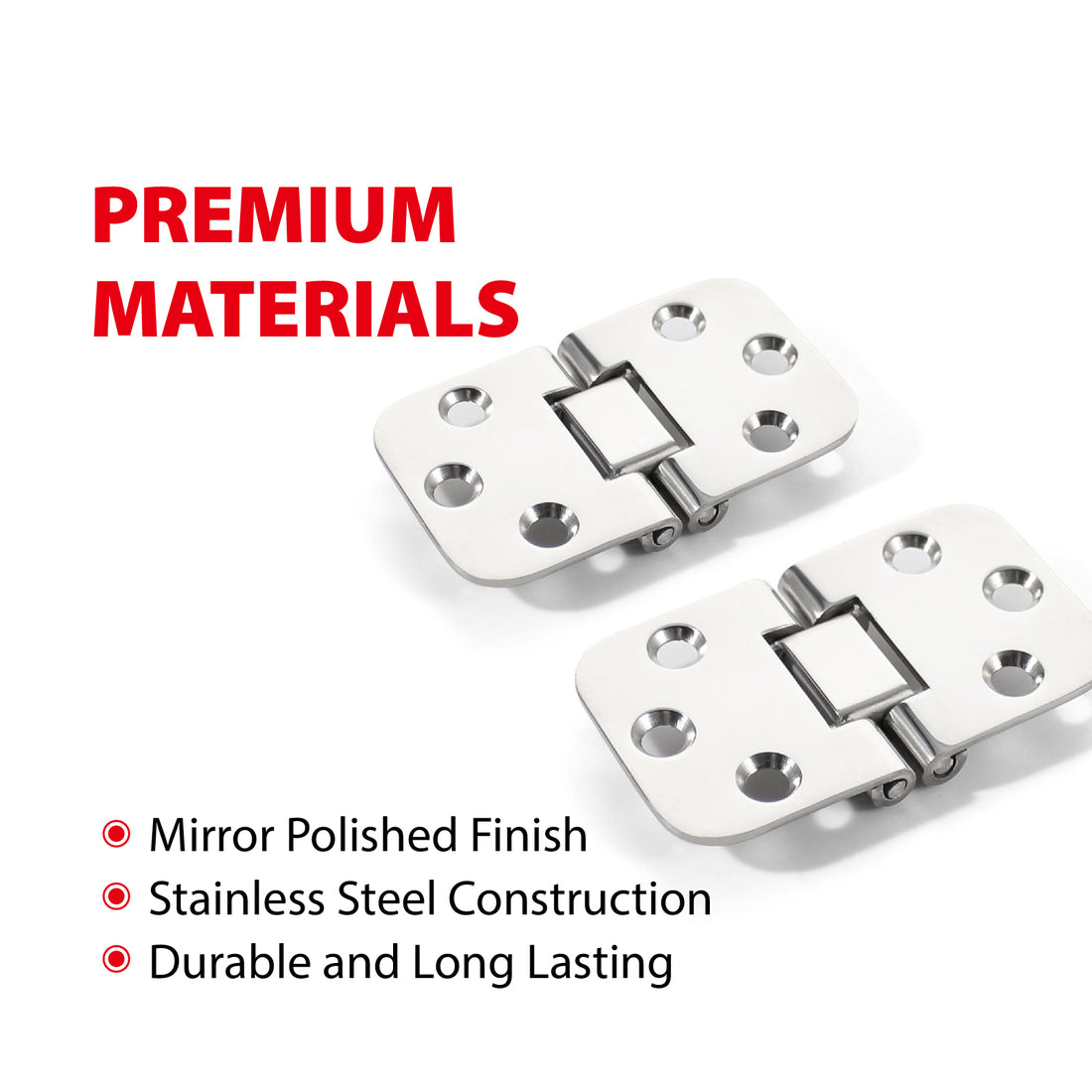 Stainless Steel Boat Hinges Flush Mount Folding Marine Hatch Hinge