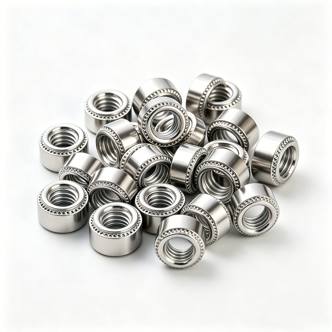 Self Clinching Nuts #6-32×0.14 Inch Rivet Nut Aluminum 200 PCS