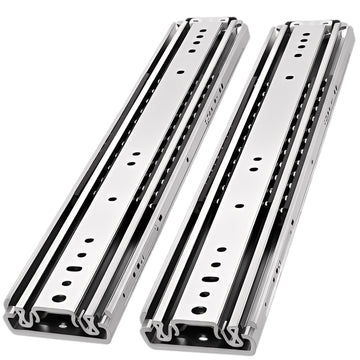 Drawer Slides Heavy-Duty Lockable Side Mount Rails Full Extension
