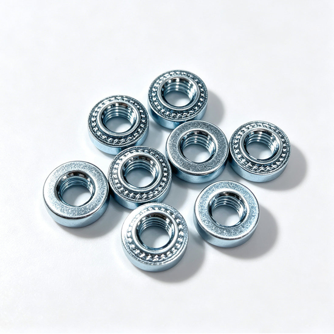 Self Clinching Nuts Carbon Steel Hardware Rivet Nut Round Head 100 pcs