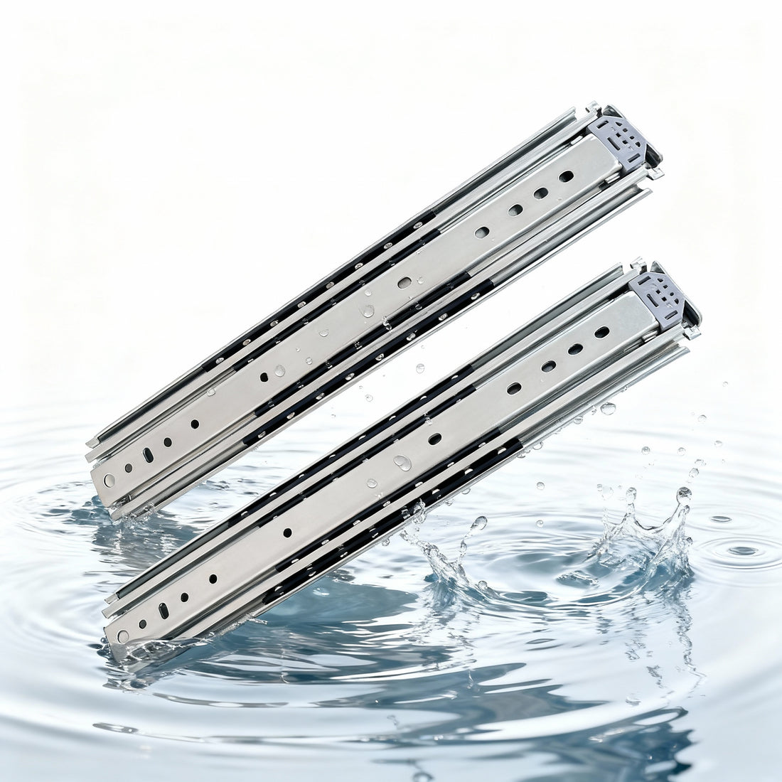 Drawer Slides Heavy-Duty Lockable Side Mount Rails Full Extension
