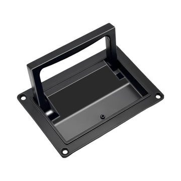 Black Zinc Alloy Recessed Flush Folding Pull Handle