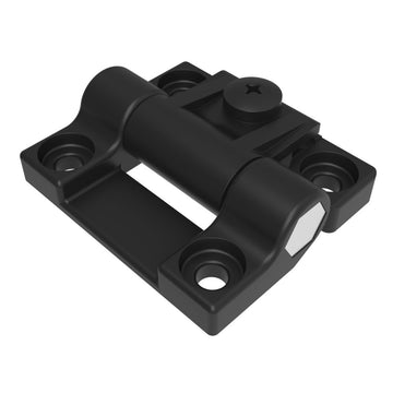 Black Matt Friction Adjustable Plastic Torque Hinge