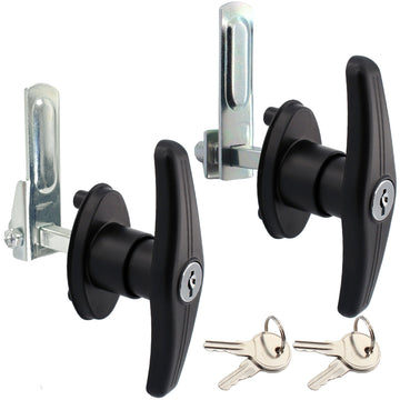 Truck Cap Canopy Camper Shell T-Handle Lock ,Keyed Alike(Clockwise and Counter-clockwise)